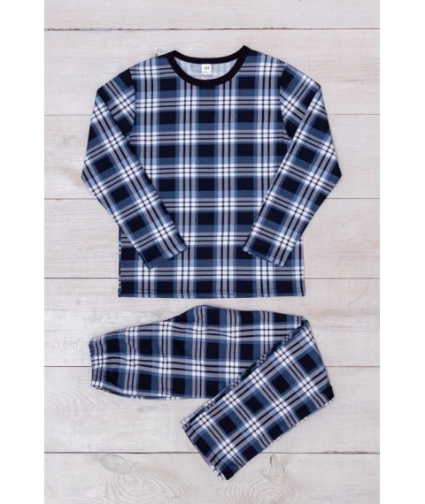 Boys' pajamas (warm) Wear Your Own 134 Blue (6076-024-4-v9)