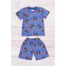 Комплект для хлопчика (футболка+шорти) Носи Своє 98 Блакитний (6102-002-v36)
