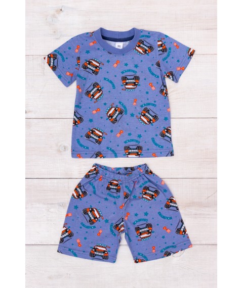 Set for a boy (T-shirt + shorts) Wear Your Own 98 Blue (6102-002-v36)