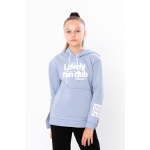 Hoodies for girls Wear Your Own 128 Blue (6161-025-33-5-v3)