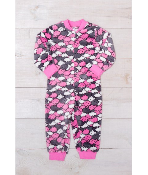 Overalls for girls Wear Your Own 104 Pink (6167-035-5-v11)