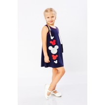 Dress for a girl Wear Your Own 110 Blue (6205-036-33-v22)