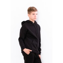 Boy's Hoodie (Teen) Wear Your Own 152 Black (6394-025-1-v18)