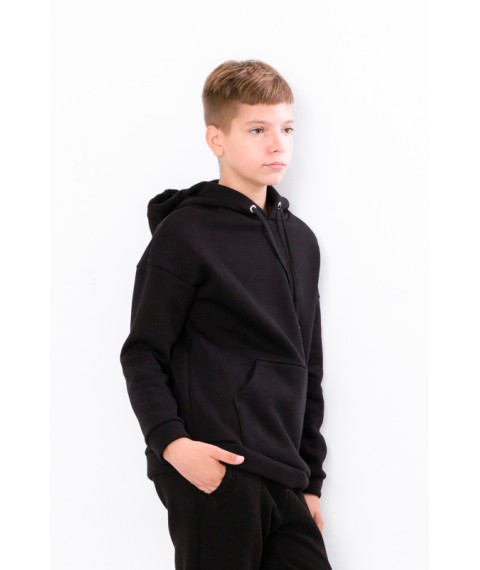 Boy's Hoodie (Teen) Wear Your Own 140 Black (6394-025-1-v1)