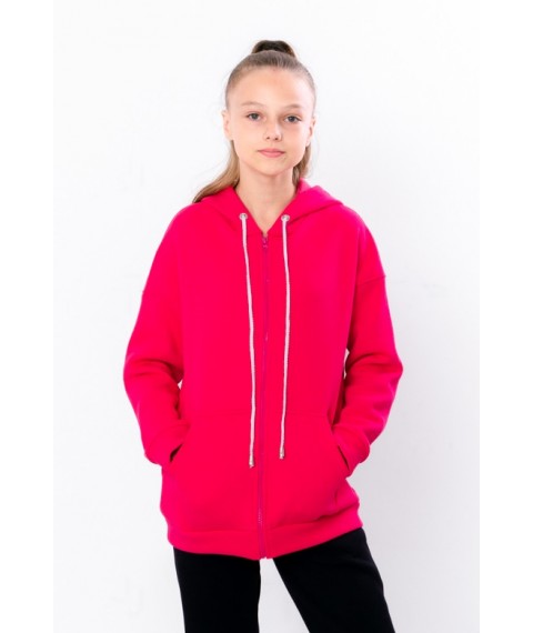 Hoodie for girls (teen) Wear Your Own 146 Crimson (6395-025-2-v2)