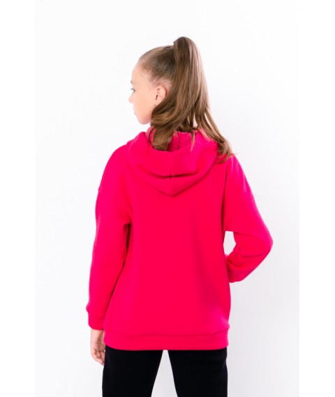 Hoodies for girls (teens) Wear Your Own 158 Crimson (6395-025-2-v6)