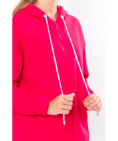 Hoodies for girls (teens) Wear Your Own 152 Crimson (6395-025-2-v4)