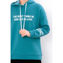 Boy's Hoodie (teen) Wear Your Own 164 Turquoise (6399-025-33-v11)
