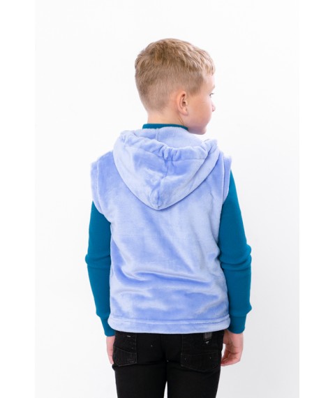 Жилетка для хлопчика (з капюшоном) Носи Своє 116 Блакитний (6402-034-4-v4)
