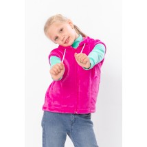 Vest for girls (with a hood) Nosy Svoe 134 Pink (6402-034-5-v8)