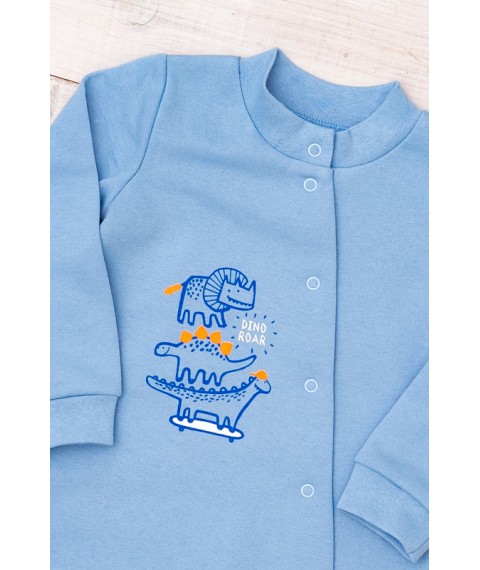 Nursery overalls for a boy Nosy Svoe 56 Blue (5032-023-33-4-v7)