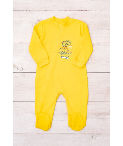 Nursery overalls for a boy Nosy Svoe 62 Yellow (5032-023-33-4-v0)