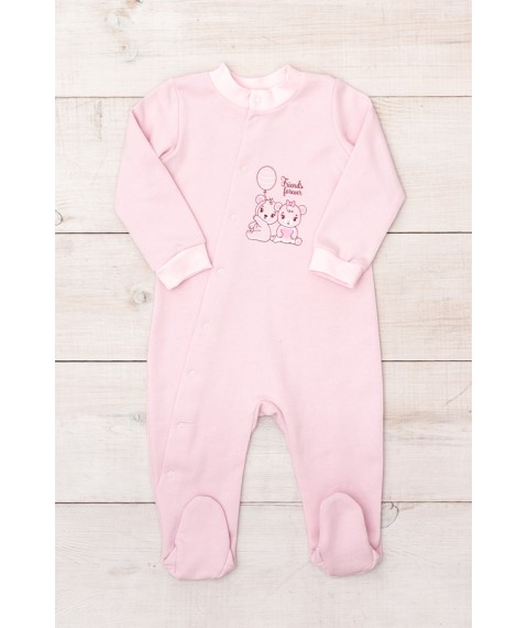 Nursery overalls for girls Nosy Svoe 74 Pink (5032-023-33-5-v4)