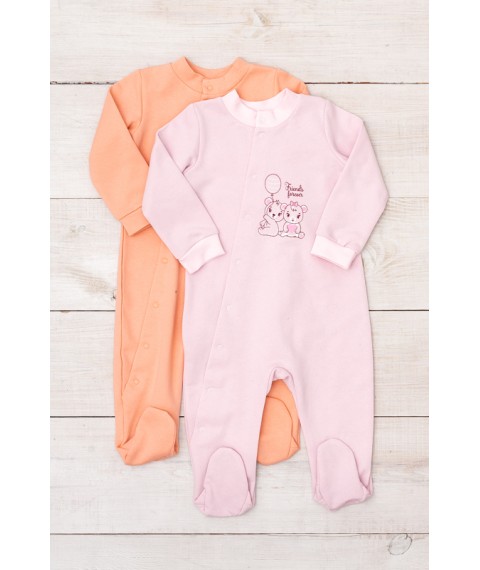Nursery overalls for girls Nosy Svoe 68 Orange (5032-023-33-5-v1)