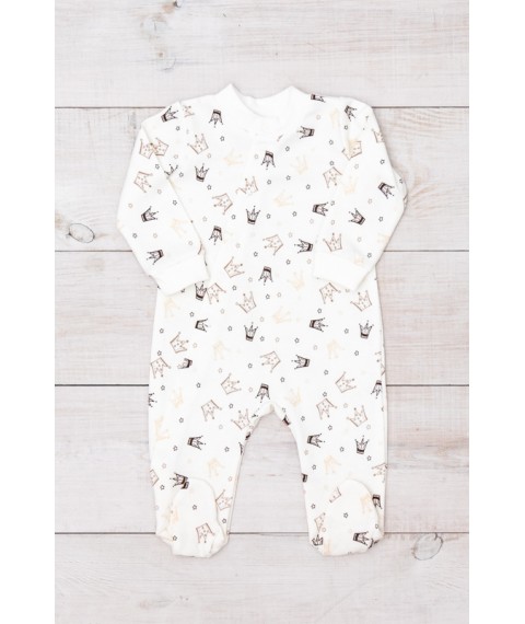 Nursery overalls for girls Nosy Svoe 80 White (5032-024-5-v25)