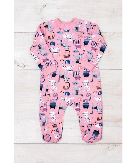 Nursery overalls for girls Nosy Svoe 68 Pink (5032-024-5-v8)
