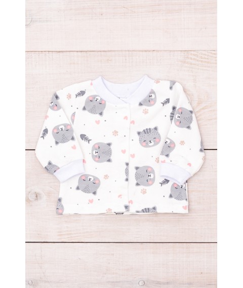 Nursery blouse for a girl Nosy Svoe 56 White (5036-024-5-v30)