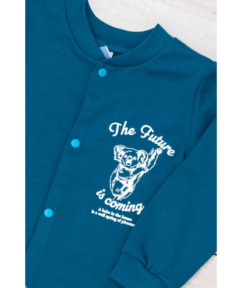 Nursery overalls for a boy Nosy Svoe 62 Blue (5058-023-33-4-v9)