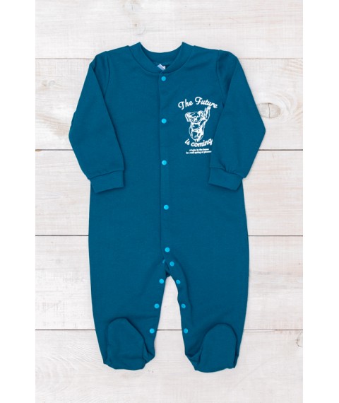 Nursery overalls for a boy Nosy Svoe 62 Blue (5058-023-33-4-v9)