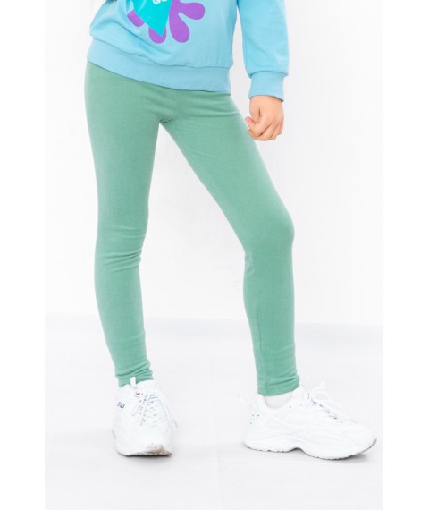 Leggings for girls Wear Your Own 104 Green (6000-113-v0)