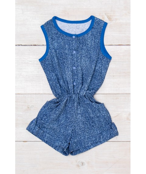 Overalls for girls Wear Your Own 98 Blue (6014-043-v14)