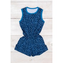 Overalls for girls Wear Your Own 98 Blue (6014-043-v19)