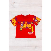 T-shirt for a boy Wear Your Own 98 Red (6021-001-33-1-4-v104)