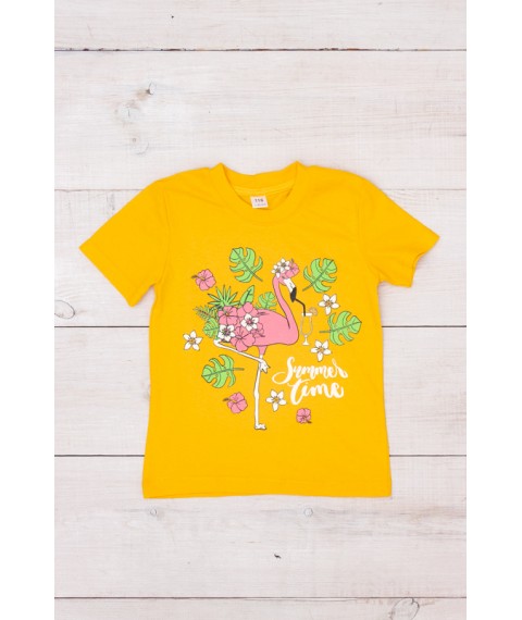 T-shirt for girls Wear Your Own 116 Yellow (6021-001-33-1-5-v43)