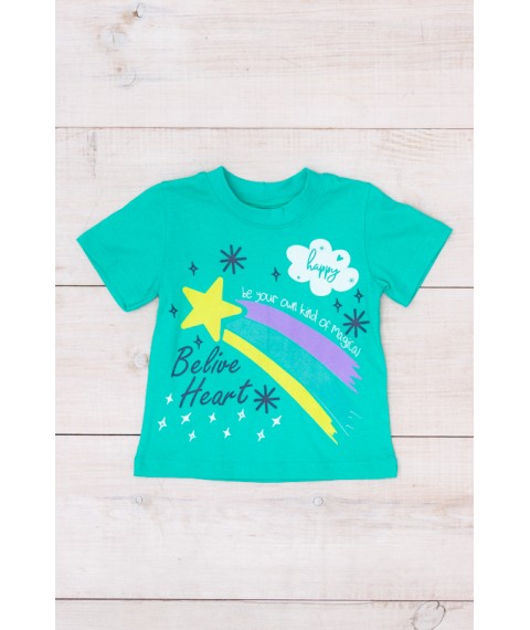 T-shirt for girls Wear Your Own 92 Menthol (6021-001-33-1-5-v81)