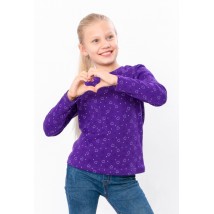 Jumper for girls Wear Your Own 134 Purple (6025-016-5-v11)