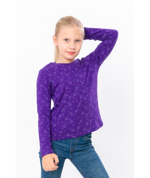 Jumper for girls Wear Your Own 110 Purple (6025-016-5-v3)