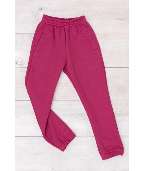 Pants for girls (teens) Wear Your Own 146 Red (6060-025-3-v4)