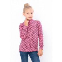 Turtleneck for girls Wear Your Own 122 Pink (6068-063-5-v12)