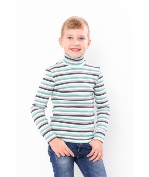 Turtleneck for a boy Wear Your Own 134 Mint (6068-022-4-v43)