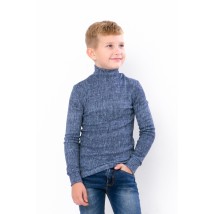 Turtleneck for a boy Wear Your Own 110 Blue (6068-063-4-v19)