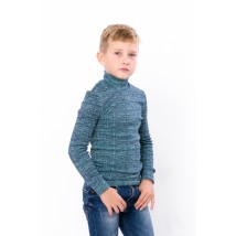 Turtleneck for a boy Wear Your Own 146 Green (6068-063-4-v45)