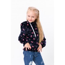 Jumper for girls (with zipper) Wear Your Own 86 Blue (6071-035-5-v4)
