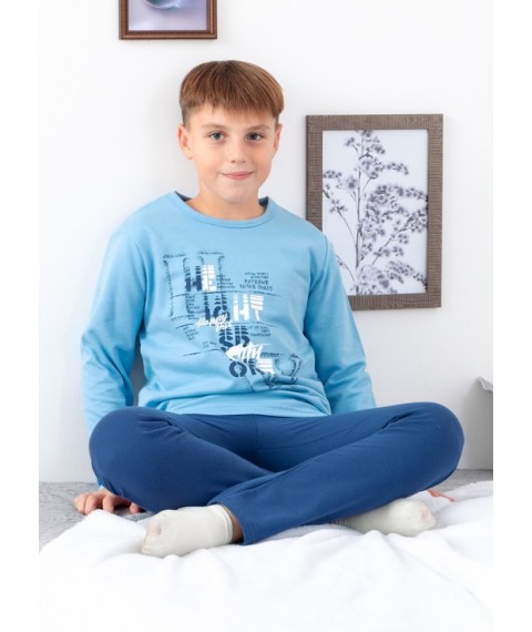 Піжама для хлопчика (підліткова) Носи Своє 152 Блакитний (6076-023-33-1-v30)