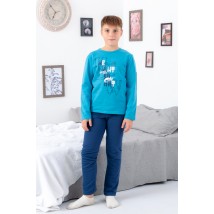 Pajamas for boys (teens) Wear Your Own 152 Blue (6076-023-33-1-v29)