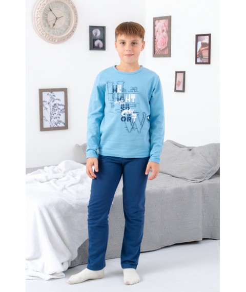Піжама для хлопчика (підліткова) Носи Своє 146 Блакитний (6076-023-33-1-v41)