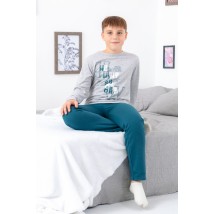 Pajamas for boys (teens) Wear Your Own 152 Gray (6076-023-33-1-v28)