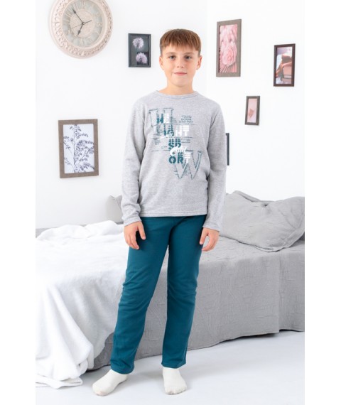 Піжама для хлопчика (підліткова) Носи Своє 146 Сірий (6076-023-33-1-v39)