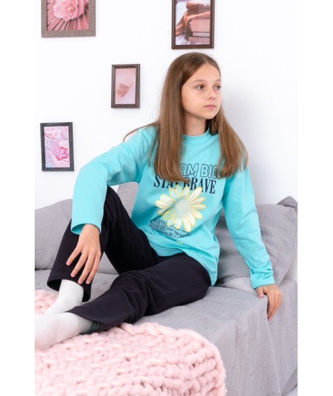 Pajamas for girls (teens) Wear Your Own 152 Blue (6076-023-33-2-v5)