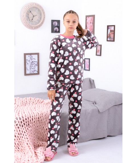 Pajamas for girls (teens) Wear Your Own 158 Brown (6079-035-2-1-v28)