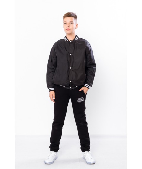 Pants for boys (teens) Wear Your Own 134 Black (6232-025-33-v1)