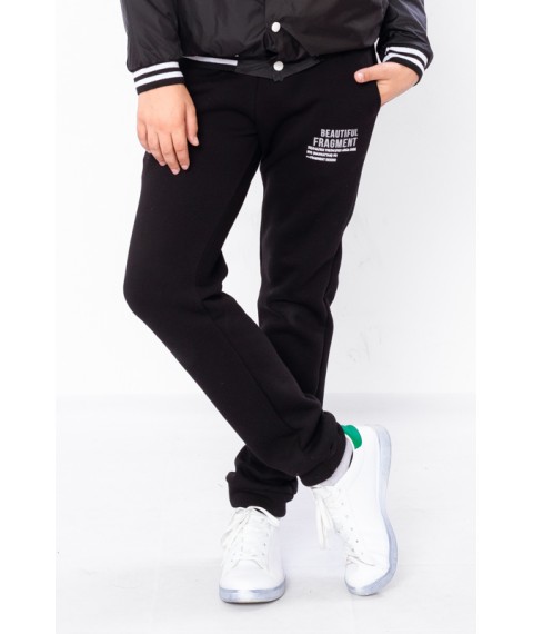 Pants for boys (teenagers) Wear Your Own 164 Black (6232-025-33-v5)