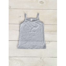 Tank top for girls Wear Your Own 134 White (6289-036-1-v19)