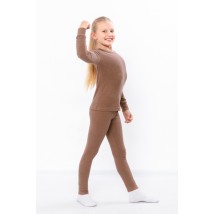 Thermal underwear for girls Wear Your Own 134 Brown (6349-113-v14)