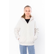 Джем-куртка для дівчинки (підліткова) Носи Своє 170 Білий (6411-130-1-v15)