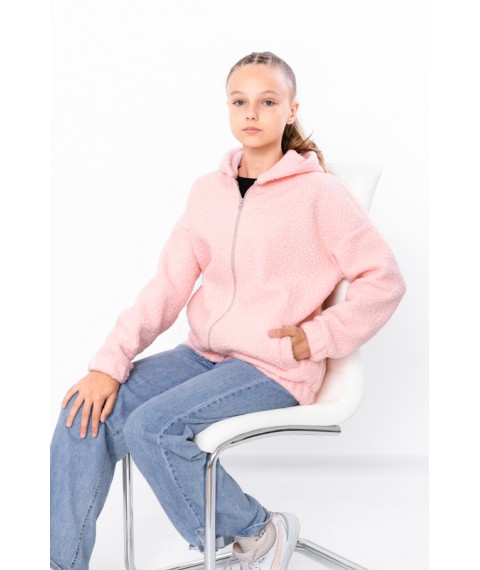 Jam-jacket for girls (teens) Wear Your Own 146 Pink (6411-130-1-v5)